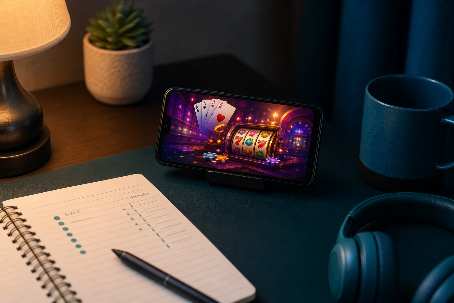 Responsible mobile gaming setup with session limits